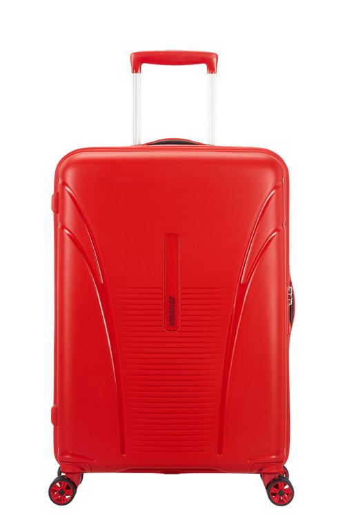 Valise American Tourister Skytracer 68 cm Taille M 4 roues Rouge