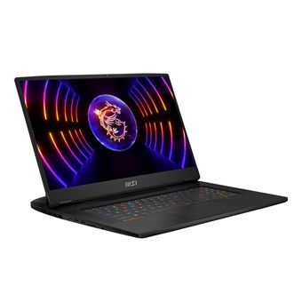 PC portable Msi Titan GT77HX 13VH-212FR 17,3" Intel Core i7-13700HX 64 Go RAM 2 To SSD Noir