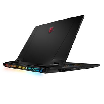 PC portable Msi Titan GT77HX 13VH-212FR 17,3" Intel Core i7-13700HX 64 Go RAM 2 To SSD Noir
