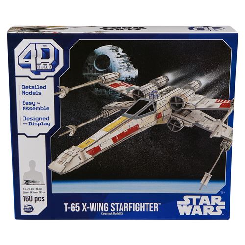 4D Build Puzzle 3D Chasseur X-Wing Star Wars 160 Pièces
