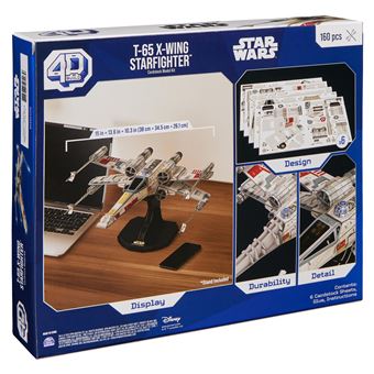 Puzzle 3D 4D Build Chasseur X-Wing Star Wars 160 pièces