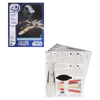 Puzzle 3D 4D Build Chasseur X-Wing Star Wars 160 pièces