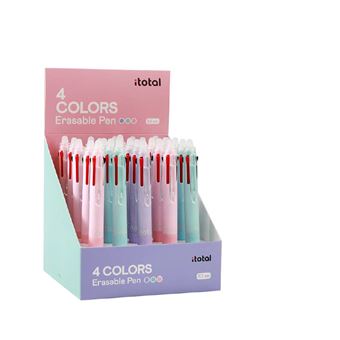 ITOTAL STYLOS EFFAÇABLES 4 EN 1 PASTEL