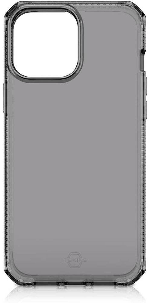 Coque renforcée pour iPhone 13 Pro Max Itskins Spectrum Clear Gris anthracite