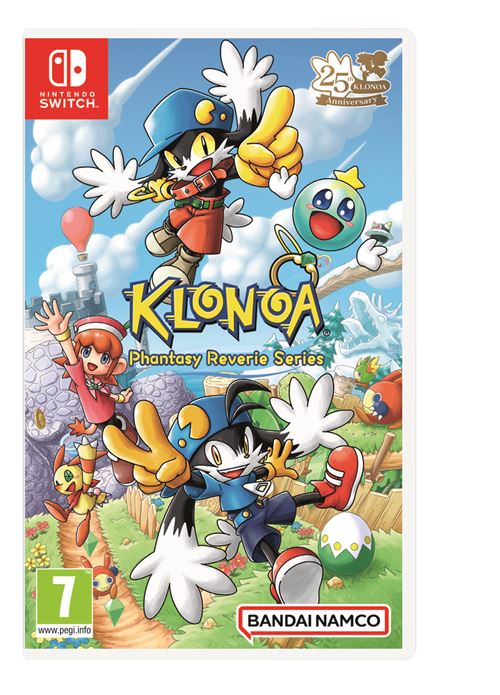 Pochette avant du jeu Klonoa Phantasy Reverie Series Nintendo Switch