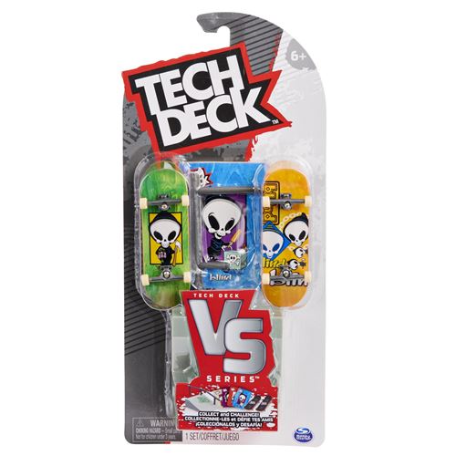 Pack Versus 2 Finger Skates Tech Deck Modèle Aléatoire