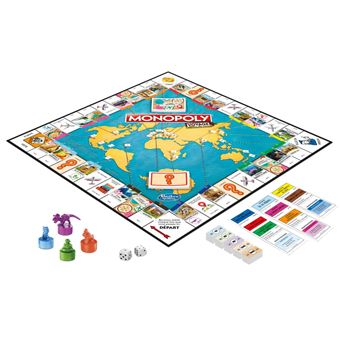 Jeu classique Hasbro Monopoly Voyage Autour Du Monde