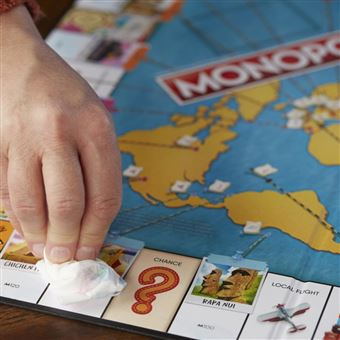 Jeu classique Hasbro Monopoly Voyage Autour Du Monde