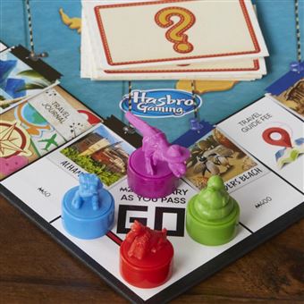 Jeu classique Hasbro Monopoly Voyage Autour Du Monde