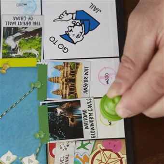 Jeu classique Hasbro Monopoly Voyage Autour Du Monde