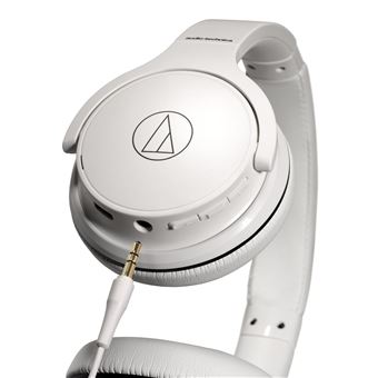 Casque arceau supra-aural sans fil Bluetooth Audio-Technica ATH-S220BT Blanc