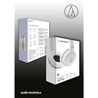 Casque arceau supra-aural sans fil Bluetooth Audio-Technica ATH-S220BT Blanc