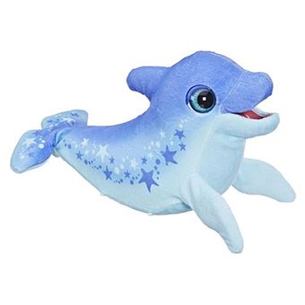 Veilleuse Dauphin En Peluche 70cm Avec 7 Couleurs LED - Oreiller Lumineux Apaisant Pour Enfants