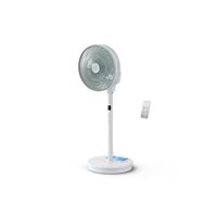 Ventilateur sur pied Rowenta Turbo Silence Compact 3D Nomad QV5050F0 Blanc