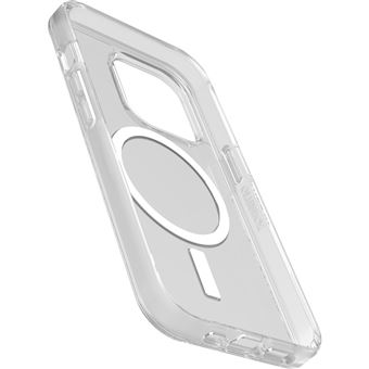 Coque antichoc OtterBox Symmetry + MagSafe pour iPhone 14 Pro Transparent