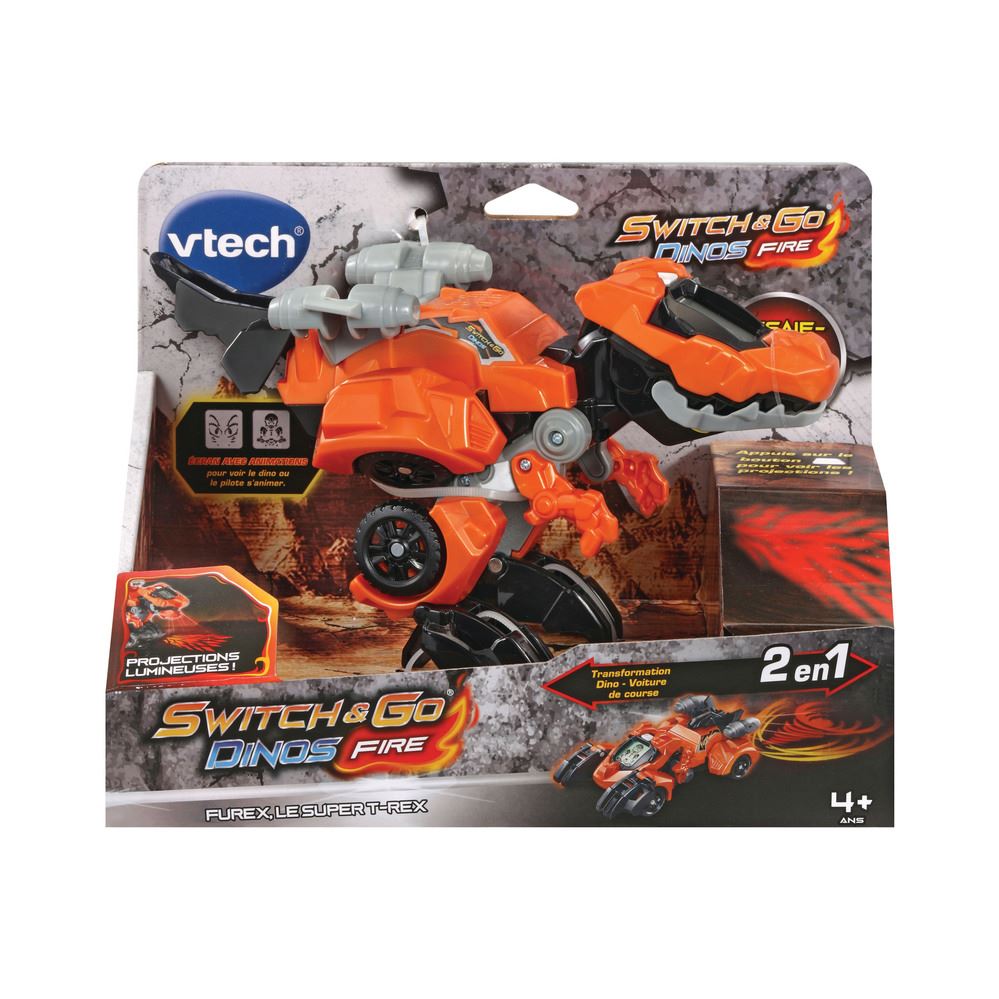 Robot Vtech Switch and Go Dinos Fire Furex Le Super T-Rex - Robot
