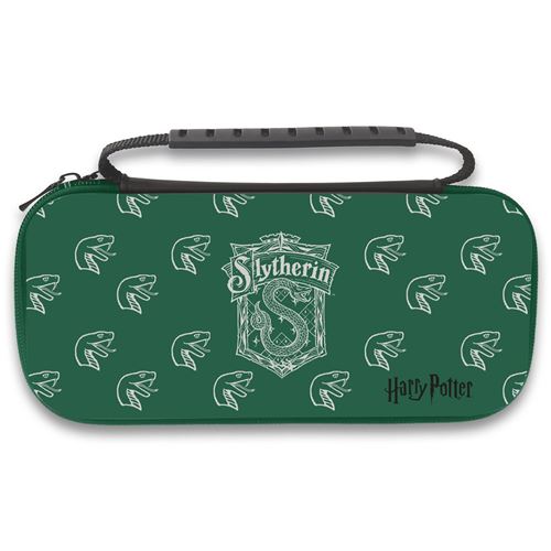 Sacoche de transport Slim avec poignée Freaks And Geeks Harry Potter Serpentard pour Nintendo Switch/Nintendo Switch Lite/Nintendo Switch modèle OLED