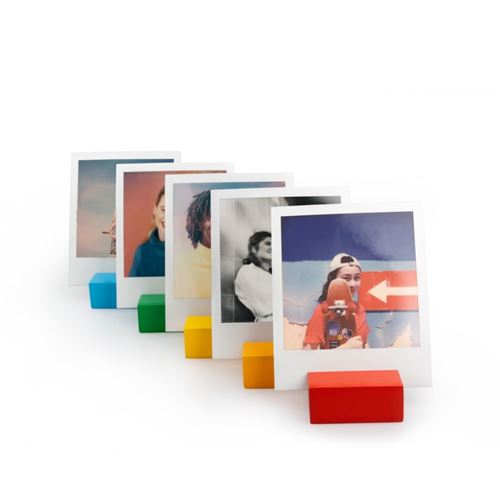 Support photo Polaroid Arc en ciel