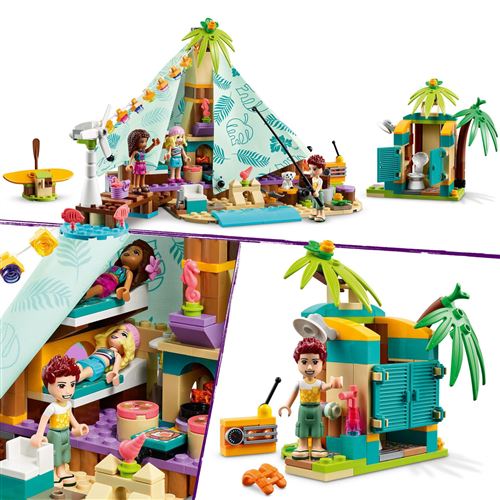 LEGO® Friends 41700 - Camping Glamour à la Plage - DracauGames