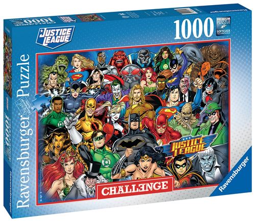 Puzzle 1000 Pièces Ravensburger Dc Comics Challenge Puzzle