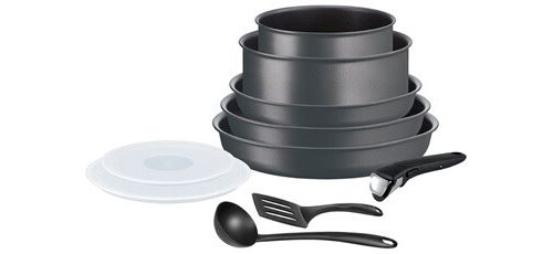 Set 10 pièces Tefal Ingenio Performance Gris Coal