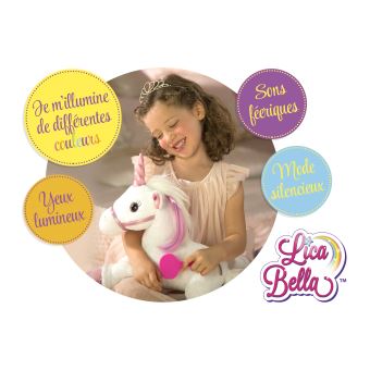 Peluche - Gipsy Toys - Licorne Lica Bella Magique blanc - Gipsy