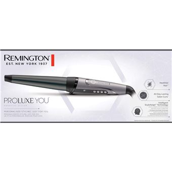 Fer à boucler conique Remington Proluxe You CI98X8 Gris et Noir