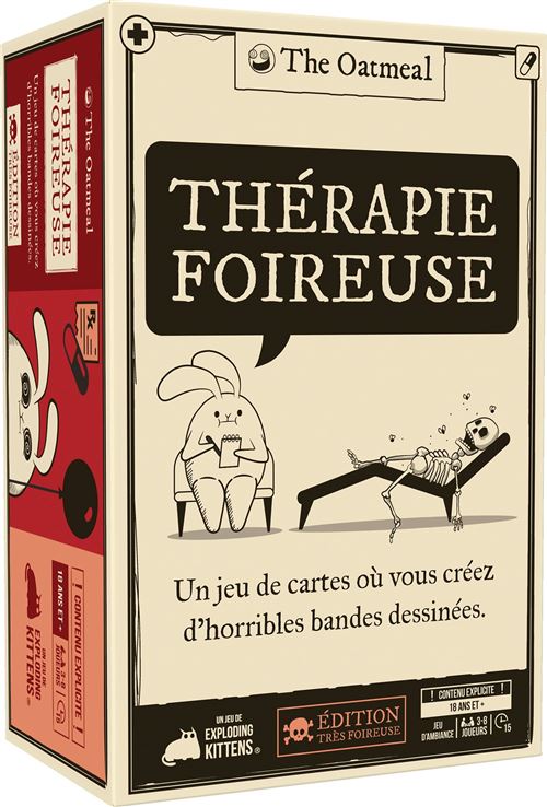 Jeu d'ambiance Asmodee Thérapie foireuse Extra foireuse - vue 2