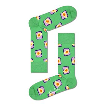 Chaussettes hautes et mi-bas Happy Socks Toast Taille 41-46