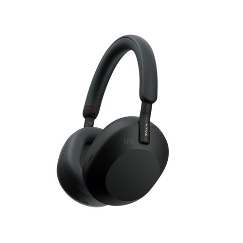 Casque audio arceau sans fil Sony WH1000XM5 noir à réduction