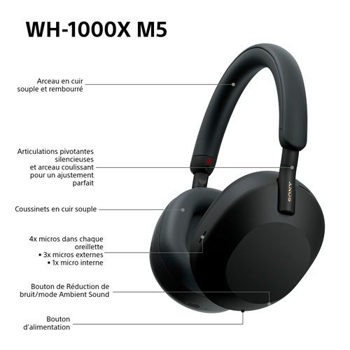 Casque-audio-arceau-sans-fil-