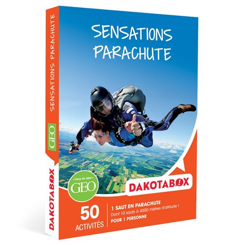 Coffret cadeau Smartbox Sensations parachute