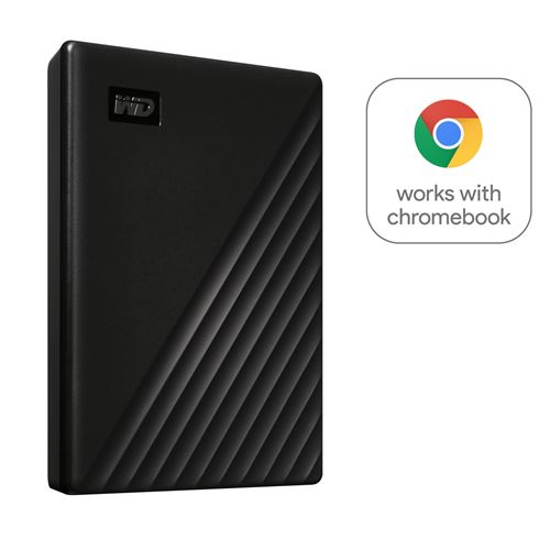 Western Digital Externe harde schijf My Passport draagbare 2 TB Zwart