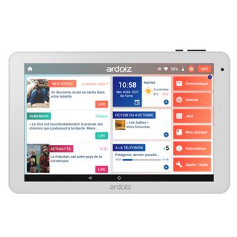 Tablette Tactile TIKEASY Ardoiz Senior 10,1" 32 Go Blanc - 1