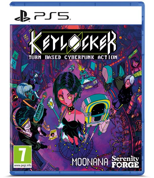 Keylocker Turn Based Cyberpunk Action PS5