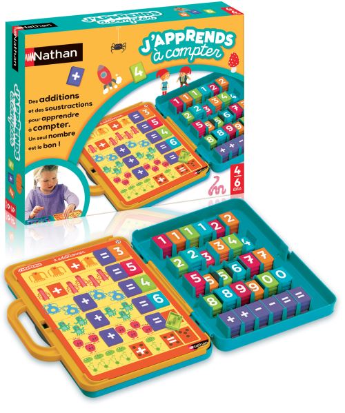 Ntha Jeu Éducatif J'apprends À Compter Nathan