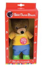 Peluche Jemini Petit Ours Brun musical