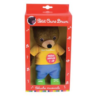 Peluche Jemini Petit Ours Brun musical