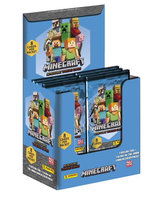 Panini Minecraft 2 – Boîte De 18 Pochettes – 144 Cartes à Collectionner