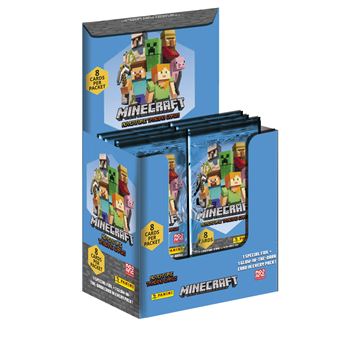 Boite de 36 pochettes Panini Minecraft Trading Cards