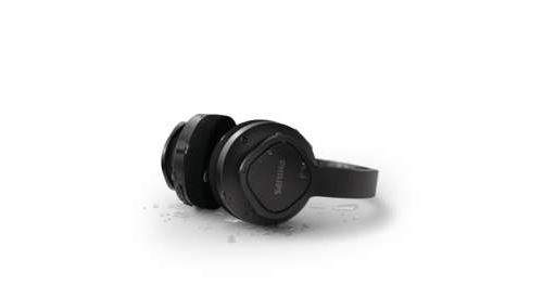 Casque Sport Supra-Aural Sans Fil Bluetooth Philips Taa4216Bk/00 Noir