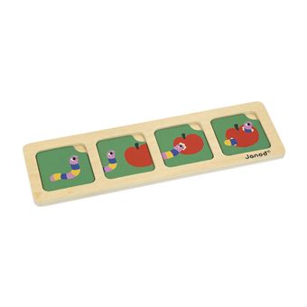 Jeu pour découvrir la nature Janod Cartes séquences Le jardin