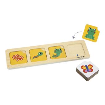 Jeu pour découvrir la nature Janod Cartes séquences Le jardin