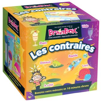 Jeu de mémoire Asmodée BrainBox Les opposés