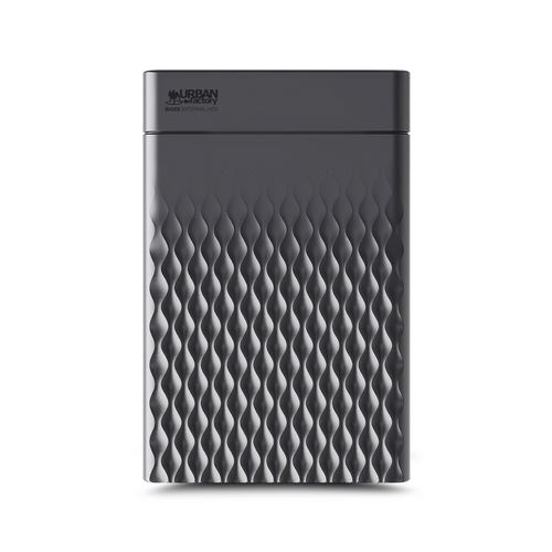 Disque dur externe portable Urban Factory USB Type C 512 Go Noir