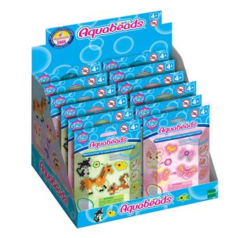 Kit créatif Aquabeads Le display sachets thématiques Modèle aléatoire