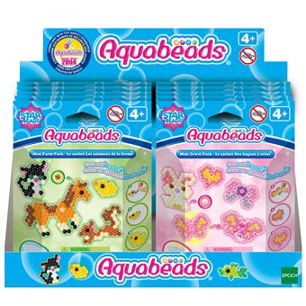 Kit créatif Aquabeads Le display sachets thématiques Modèle aléatoire