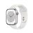 Apple Watch Series 8 GPS + Cellular 45mm Silver Stainless Steel Case met Witte Sportband