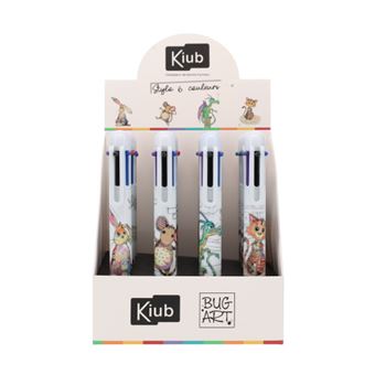 Stylo 6 couleurs Kiub Kooks Enfants Modèle aléatoire