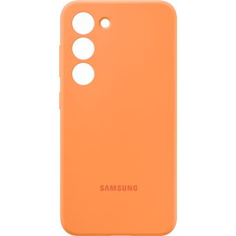 Coque en silicone pour Samsung Galaxy S23 5G Abricot